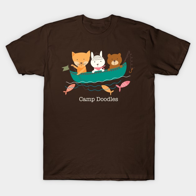 Camp Doodles T-Shirt by tfinn